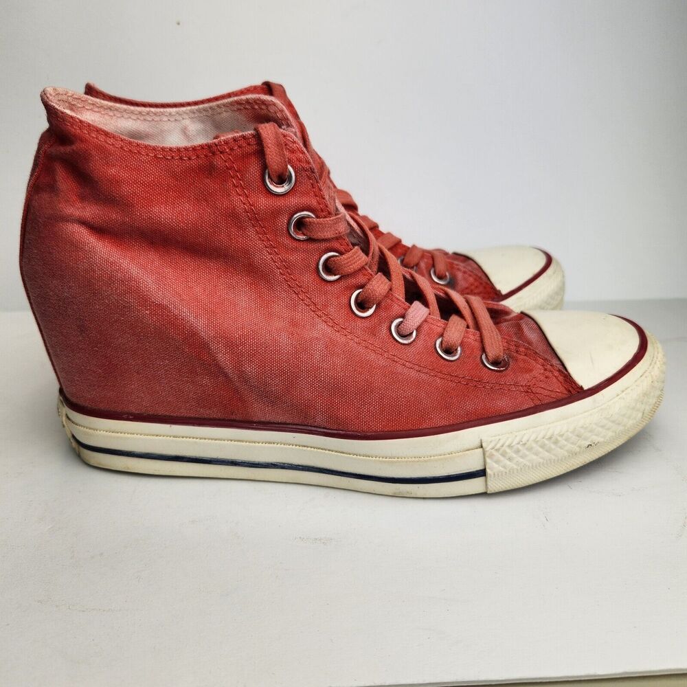 Converse All Star Womens Chuck Hidden Wedge Sneakers Size 9  Hip Hop Y2K Unique - Picture 2 of 11
